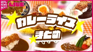 【カレーまとめ】スパイス香るカレー/懐かしい味のカレー/肉盛りスタミナカレー/高円寺 独創的なカレー　など　グルメニュースライブ（日テレNEWSLIVE）