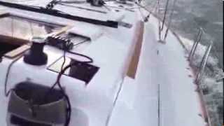 Jeanneau 469so Sailing in 40 - 30 kts of wind in California By: Ian Van Tuyl