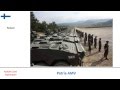 Patria AMV VS Freccia, Armored personnel carriers all specs comparison