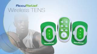 AccuRelief™ Wireless Remote Control TENS Pain Relief System