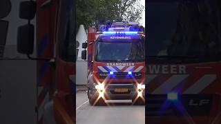 Brandweer regionaal SK33 17-3331 kazerne keyenburg met spoed naar een demo!