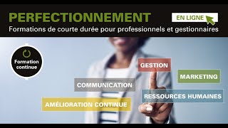 Formation continue de l'UQAC : Programme de perfectionnement pour professionnels et gestionnaires