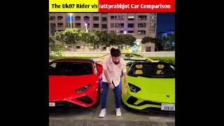 The Uk07 Rider v/s Jattprabhjot Car Comparison | Top 5 Youtuber most Expensive Bike | #shorts #facts