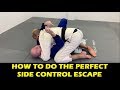 How To Do The Perfect BJJ Side Control Escape by John Danaher