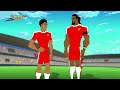 battle of the titans supa strikas’ giant challenge supa strikas soccer cartoon football videos