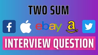 Two Sum (JS and Python) - Coding Interview Question - Leetcode #1