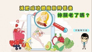 【邱醫幫你瘦】減肥成功，體脂肪降低後，妳顯老了嗎？哭哭……