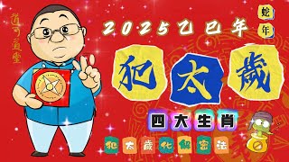 【蛇年｜犯太歲生肖】2025乙巳蛇年｜四大「犯太歲」的生肖｜化解「犯太歲」生肖密法｜#十二生肖 #蛇年 #犯太歲 #生肖運勢