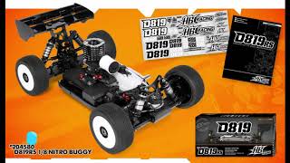 HB RACING D819RS 2020 footage/REVIEW/1/8 NITRO buggy RACE kit/Arg RC