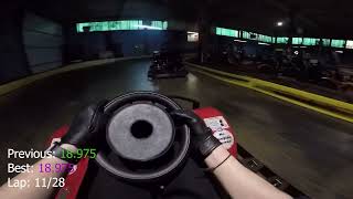 Hamilton Indoor Go Karting 18.975s