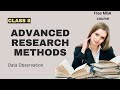 Advanced Business Research 8 Free MBA course