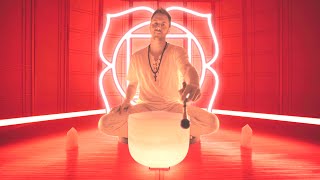 Root Chakra Grounding Frequency Sound Bath | 257Hz Singing Bowl and Tuning Fork (Muladhara)
