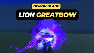 How to Obtain the Lion Great Bow Weapon in Roblox Demon Blade