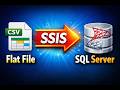 How to Load CSV File into SQL Server using SSIS (ETL Tutorial)