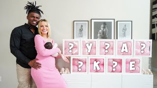 OUR BABY GIRL'S NAME REVEAL!