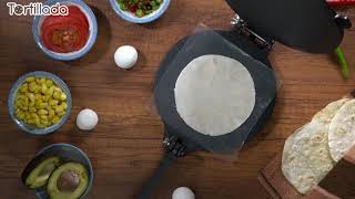 Tortilla Press by Tortillada made of Cast Iron