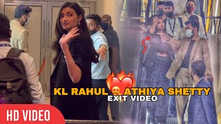 KL Rahul and Athiya Shetty Couple Unseen EXIT Video 😍🔥😍