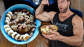 Best Protein Oatmeal Recipe for Bodybuilding (4 Quick & Easy Ingredients!)