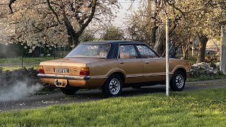 77 Ford Taunus Cold Start (after 4 months sitting)