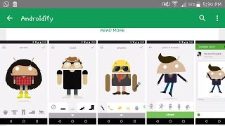 #App review 2 : Androidify - Make some cute android style animation in your smartphone (in Bengali)