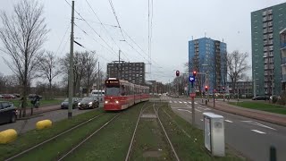 HTM tramlijn 16 Wateringen - Statenkwartier - Wateringen | GTL8 3141 | herfstweer | 2019