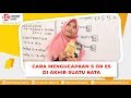 Cara Mengucapkan S or ES Dalam Bahasa Inggris | TEATU with Miss Dewi - Kampung Inggris LC