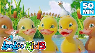 Five Little Ducks + Five Little Monkeys  - Nursery Rhymes - Baby Songs - Kids Songs from LooLoo Kids