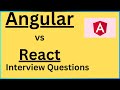 Angular vs React | Difference between Angular and React | Interview questions