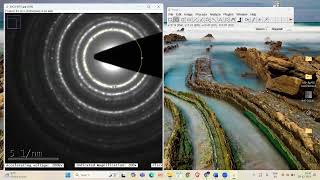 SAED Pattern analysis using IMAGE J software