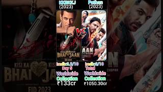 Kisi Ka Bhai Kisi Ki Jaan V/s   Pathan Movie Box Office Collection Comparison #shortfeed