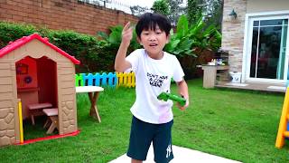 예준이의 트렉터 포크레인 중장비 트럭 타보기 전동 자동차 장난감 색깔놀이 타요버스 뽀로로 Kids Ride on Tractor Excavator Car Toy Video