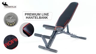 Profihantel Premium Line Hantelbank