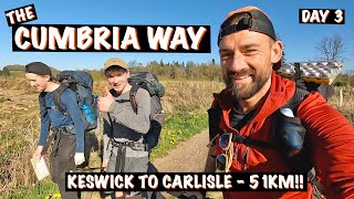 My hardest day hiking | 51KM to the finish | The Cumbria Way