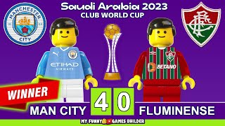 Manchester City vs Fluminense 4-0 • Club World Cup 2023 🏆 Final Highlights & All Goals Lego Football