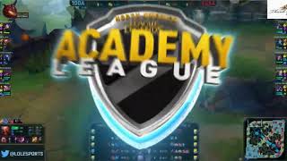 100 Academy vs GGS Academy  - Levi đóng vai siêu hỗ trợ - NA Academy Summer 2018