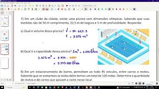 Exercícios complementares - 8° Ano PM3 20/11/2024