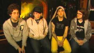 Fall Out Boy speaking about their live shows