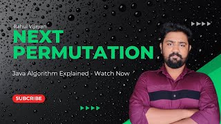 Next Permutation Explained with Java Code | Step-by-Step Algorithm Walkthrough for Interviews