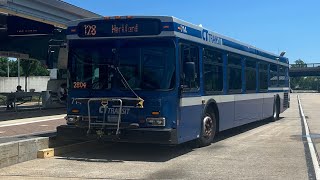 CTtransit 2007 New Flyer Industries D40LF #714 Ride on route 128