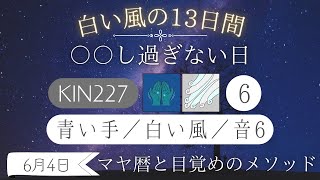 【マヤ暦 KIN227】今日の銀河のエネルギーについて｜キーワードと過ごし方（2024年6月4日）