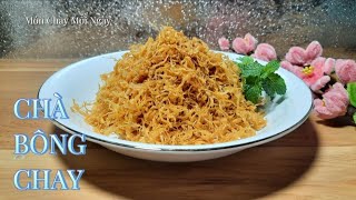 Làm CHÀ BÔNG CHAY Đơn Giản, Thơm Ngon| Món Chay Mỗi Ngày #789| VEGAN RUB