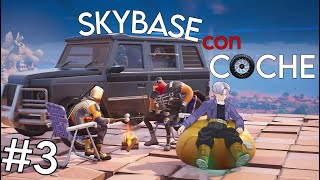 EL RETO DE LOS⭐50⭐RETOS: Skybase con COCHE | Fortnite