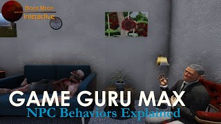 GameGuru Max Tutorial - NPC Behaviors Explained