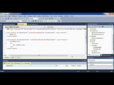 visual studio 2010 mvc web aplication visual studio 2010 mvc web aplication