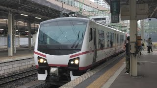 【ひなび 平泉 (中尊寺金色堂建立900年号) 】HB-E300系AH-1編成　仙台駅入線シーン