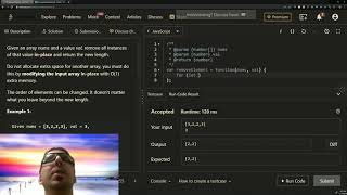 Javascript Leetcode: Remove Element
