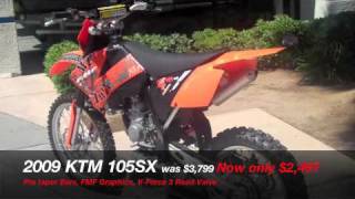 2009 KTM 105SX @ Motoworld of EL Cajon