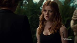 Shadowhunters 2x12 'Jace and Clary Flirts while Fighting, Clary Gets Emotional' #Clace Scene