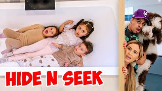 INSANE GAME OF HIDE N SEEK IN OUR NEW HOUSE!!!