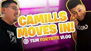 TSM Camills Moves In! + KBBQ | Fortnite Vlog